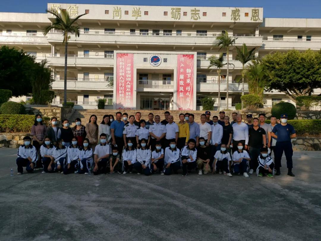 陈丽丽前往汕尾东涌镇东涌中学,捷胜镇捷胜中学,开展应急急