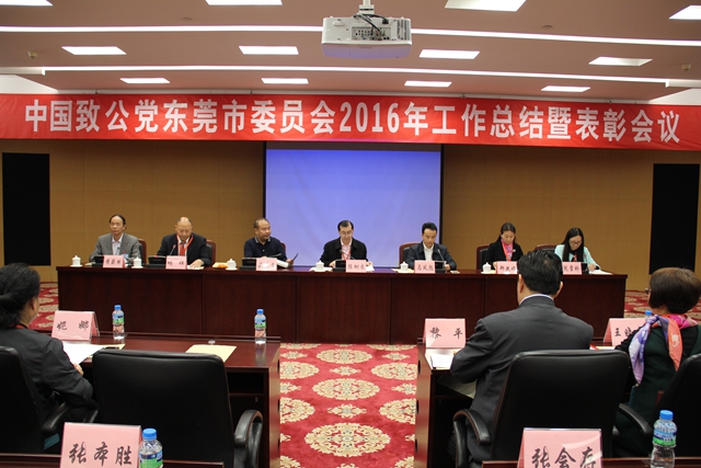 致公党东莞市委会召开2016年工作总结大会(1)