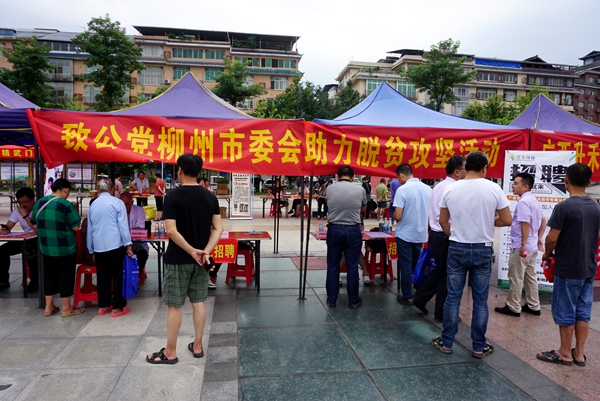 致公党柳州市委会在助力脱贫攻坚活动现场的社会服务点_副本.jpg